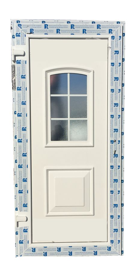 Vedľajšie vchodové dvere Farba: Biela 1000x2000