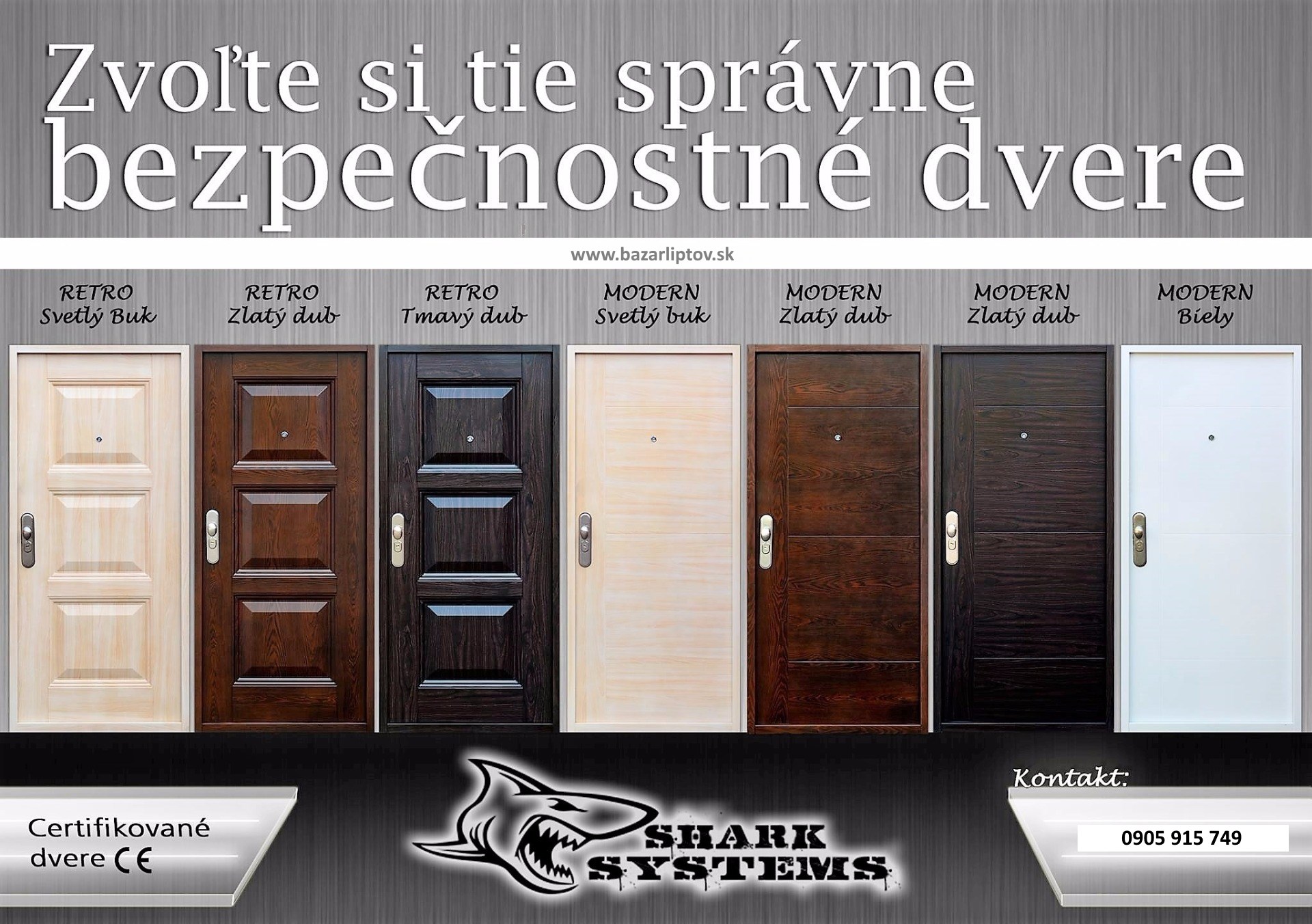 Bezpečnostné dvere Sharksystems